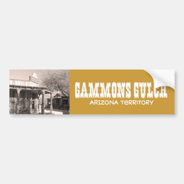 Gammons Gulch Movie Set Bumper Sticker (Front)