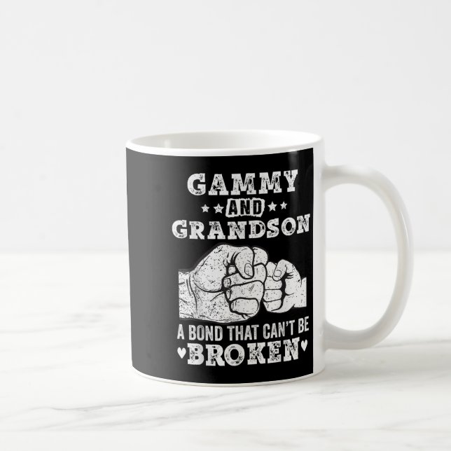 Gammy And Grandson A Bond That Can't Be Broken Gam Coffee Mug (Right)