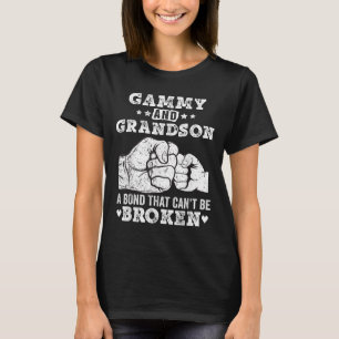 Gammy And Grandson A Bond That Can't Be Broken Gam T-Shirt