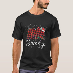 Gammy Bear Red Plaid Christmas Pajama Merry Xmas F T-Shirt