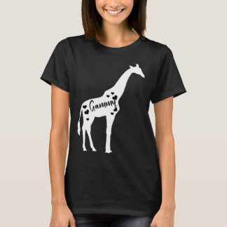 Gammy Giraffe Grandparents Day Safari Zoo  Grandmo T-Shirt