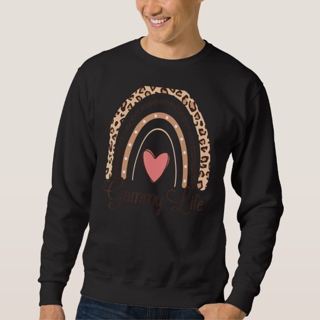 Gammy Life Boho Rainbow  Grandma Sweatshirt (Front)