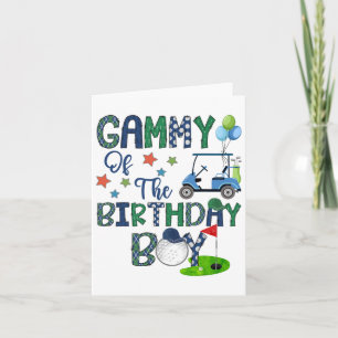Gammy Of The Birthday Boy Hole In One Golf Lover Card