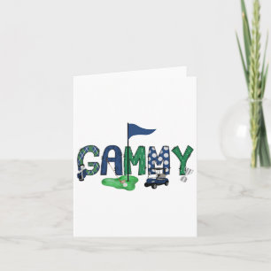 Gammy Of The Birthday Boy Hole In One Golf Sport M Card