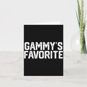 Gammy’s Favorite Funny Grandparent Granhild Vintag Card