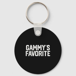Gammy’s Favorite Funny Grandparent Granhild Vintag Key Ring