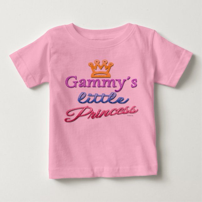 Gammy's Little Princess Baby Toddler T-Shirt (Front)