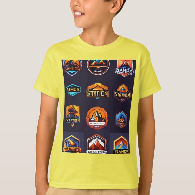 Gamor Station — Powering Game Creation T-Shirt (Front)