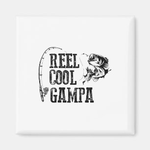 Gampa Fishing Reel Cool Gampa Funny Gift Magnet