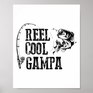 Gampa Fishing Reel Cool Gampa Funny Gift  Poster