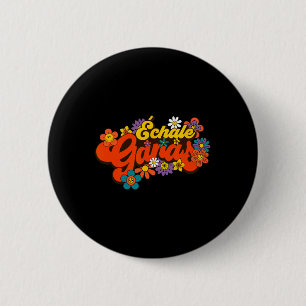 Ganas Feminist Latina Mexican Spanish Motivation 6 Cm Round Badge