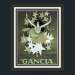 Gancia Vermouth Vintage, Art Deco, Poster<br><div class="desc">Vintage,  1930's,  Art Deco advertisement for Gancia Vermouth.  Standard 11x14 shown here available in other sizes . Also available in standard 16x20,  as well as,  custom sizes and on canvas.</div>