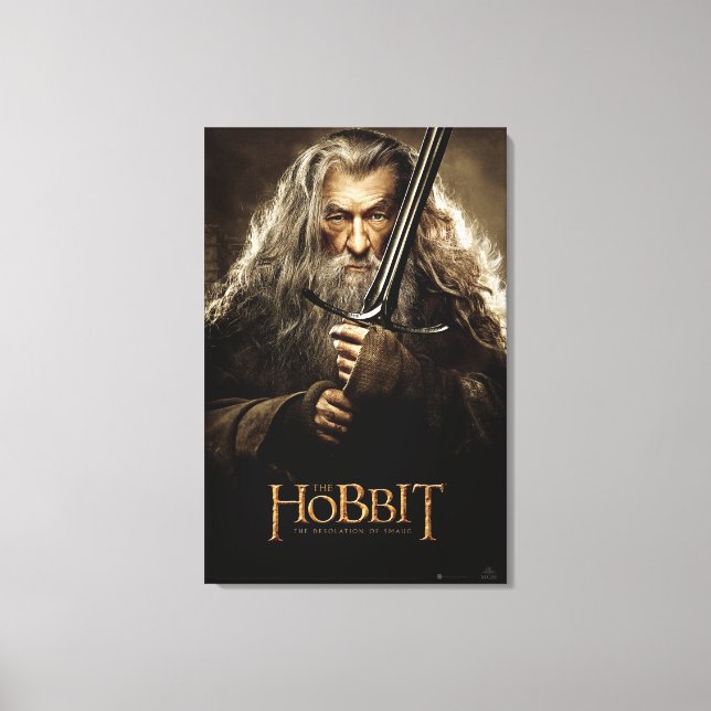 Gandalf Character Poster 1 Canvas Print (Front)