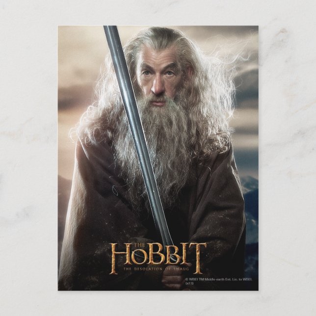 Gandalf Character Poster 2 Postcard (Front)