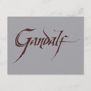 Gandalf Name Solid Postcard
