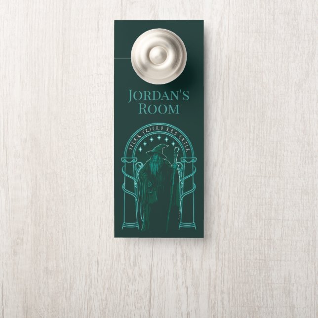 GANDALF™ "Speak Friend And Enter" Doors of Durin Door Hanger (On Knob)