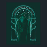 GANDALF™ "Speak Friend And Enter" Doors of Durin Poster<br><div class="desc">THE LORD OF THE RINGS™ | "Speak Friend and Enter" with Gandalf at the Doors of Durin to enter the Mines of Moria! Grab this spellbinding graphic on a custom tee,  tote bag,  or decorative pillow! Shop this design on even more custom Zazzle gifts!</div>