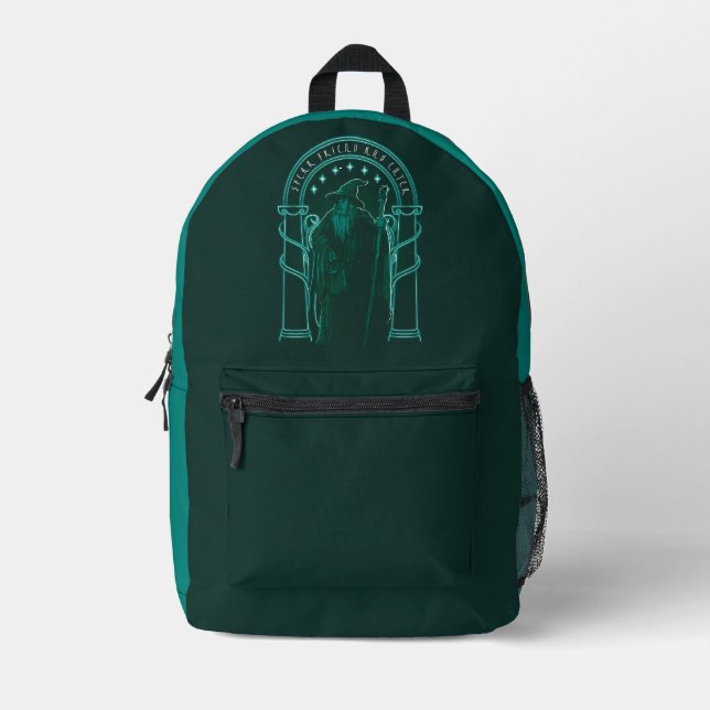 GANDALF™ "Speak Friend And Enter" Doors of Durin Printed Backpack (Front)