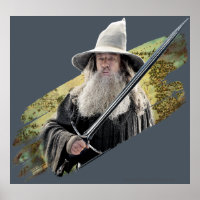 Gandalf With Sword Green