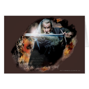 Gandalf With Sword In Battle