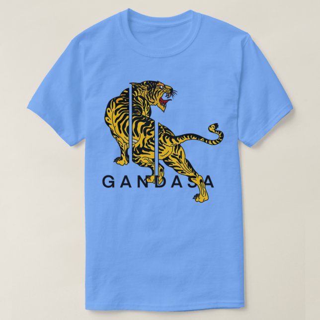 GANDASA TIGER LOGO T-Shirt (Design Front)
