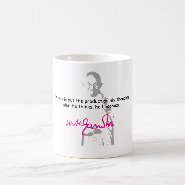 gandhi 2 coffee mug (Center)