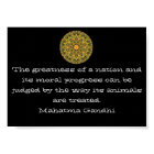 Gandhi animal rights vegan vegetarian quote