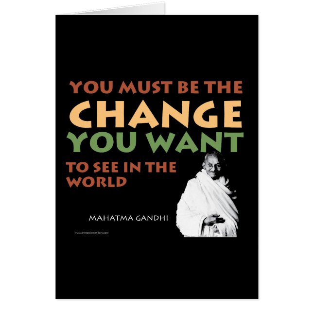 Gandhi Card (Front)