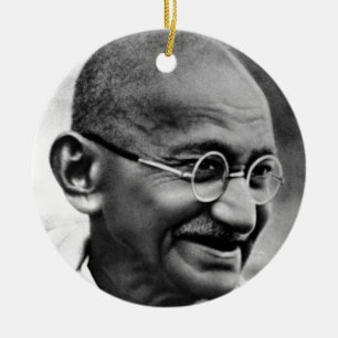 GANDHI CERAMIC TREE DECORATION
