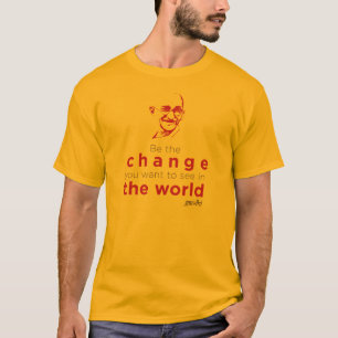 Gandhi Change The World T-Shirt