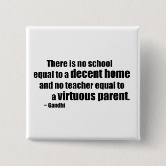 Gandhi Homeschool 15 Cm Square Badge