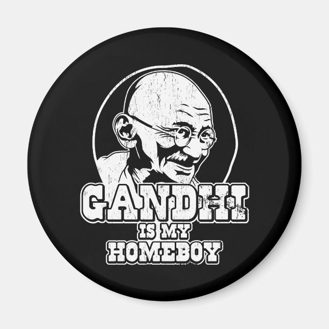 Gandhi is my Homeboy Magnet (Front)
