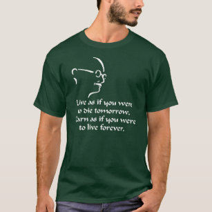Gandhi - Live and Learn T-Shirt