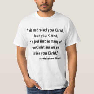 Gandhi on Christians T-Shirt