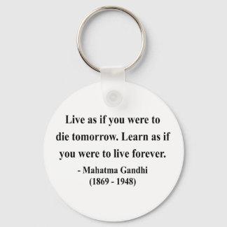 Gandhi Quote 4a Key Ring