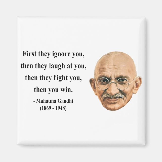 Gandhi Quote 5b Magnet (Front)