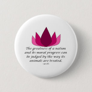 Gandhi Quote 6 Cm Round Badge