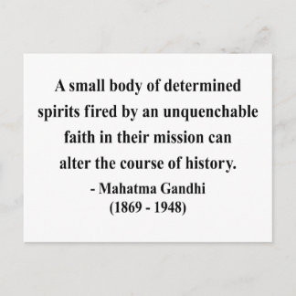 Gandhi Quote 6a Postcard