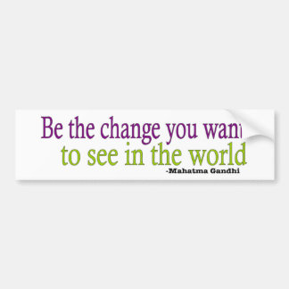 Gandhi Quote Bumper Sticker