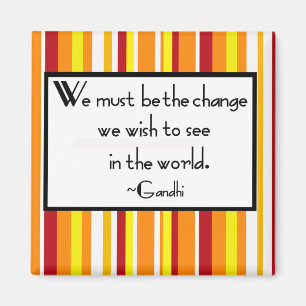 Gandhi Quote Magnet