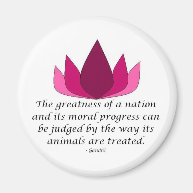 Gandhi Quote Magnet (Front)