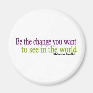 Gandhi Quote Magnet