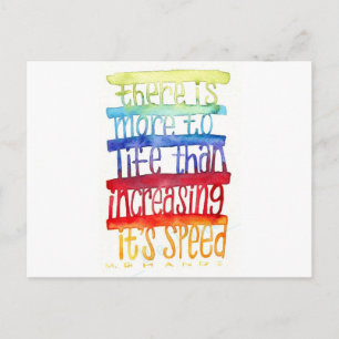 Gandhi Quote Postcard