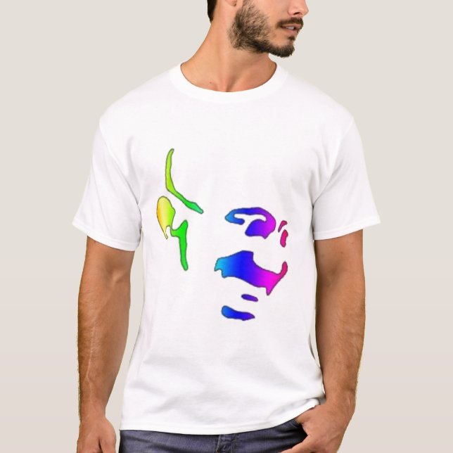 gandhi rainbow2 T-Shirt (Front)