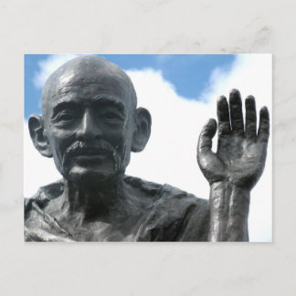 Gandhi Statue Postcard - Strength Quote