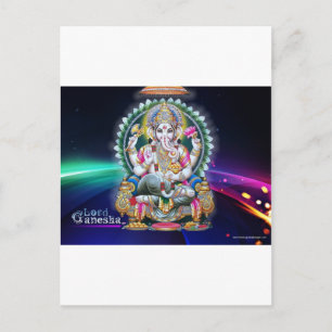 GANESH AURA BLESSINGS POSTCARD