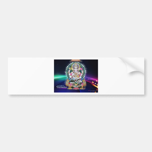 Ganesh Aura Bumper Sticker (Front)