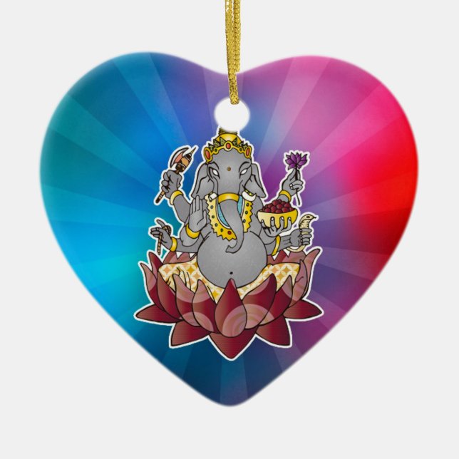 Ganesh Ceramic Tree Decoration (Front)