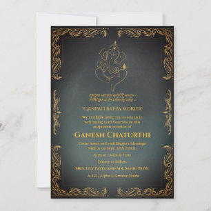 Ganesh Chaturthi Puja Invitation
