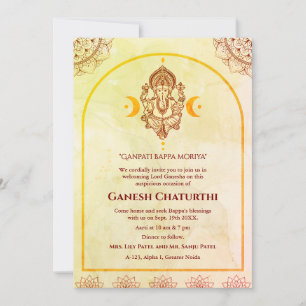 Ganesh Chaturthi Puja Invitation
